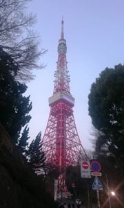 2/23 17:40頃の東京タワー まだ明るいからか？地味なライトアップ